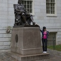 315-0611 Posing with Statue of John Harvard.jpg